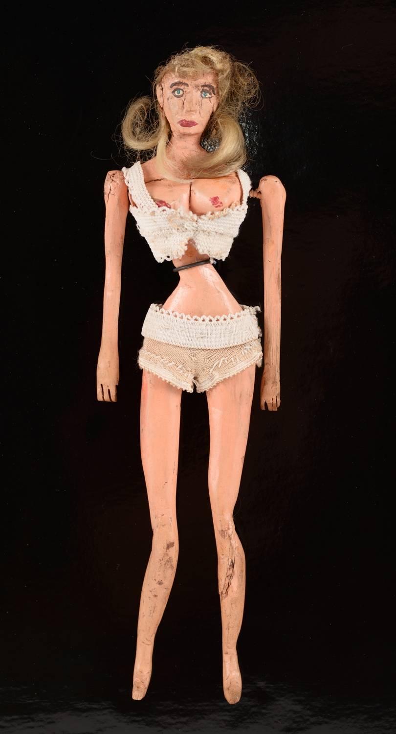 Painted Brutalist Barbies For Sale