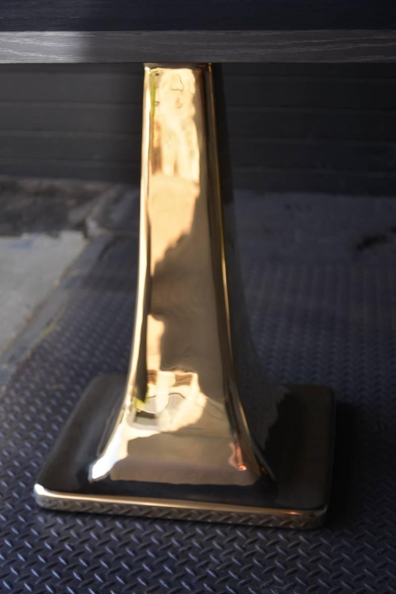 Solid Cast Bronze Pedestal Table Base For Sale 2