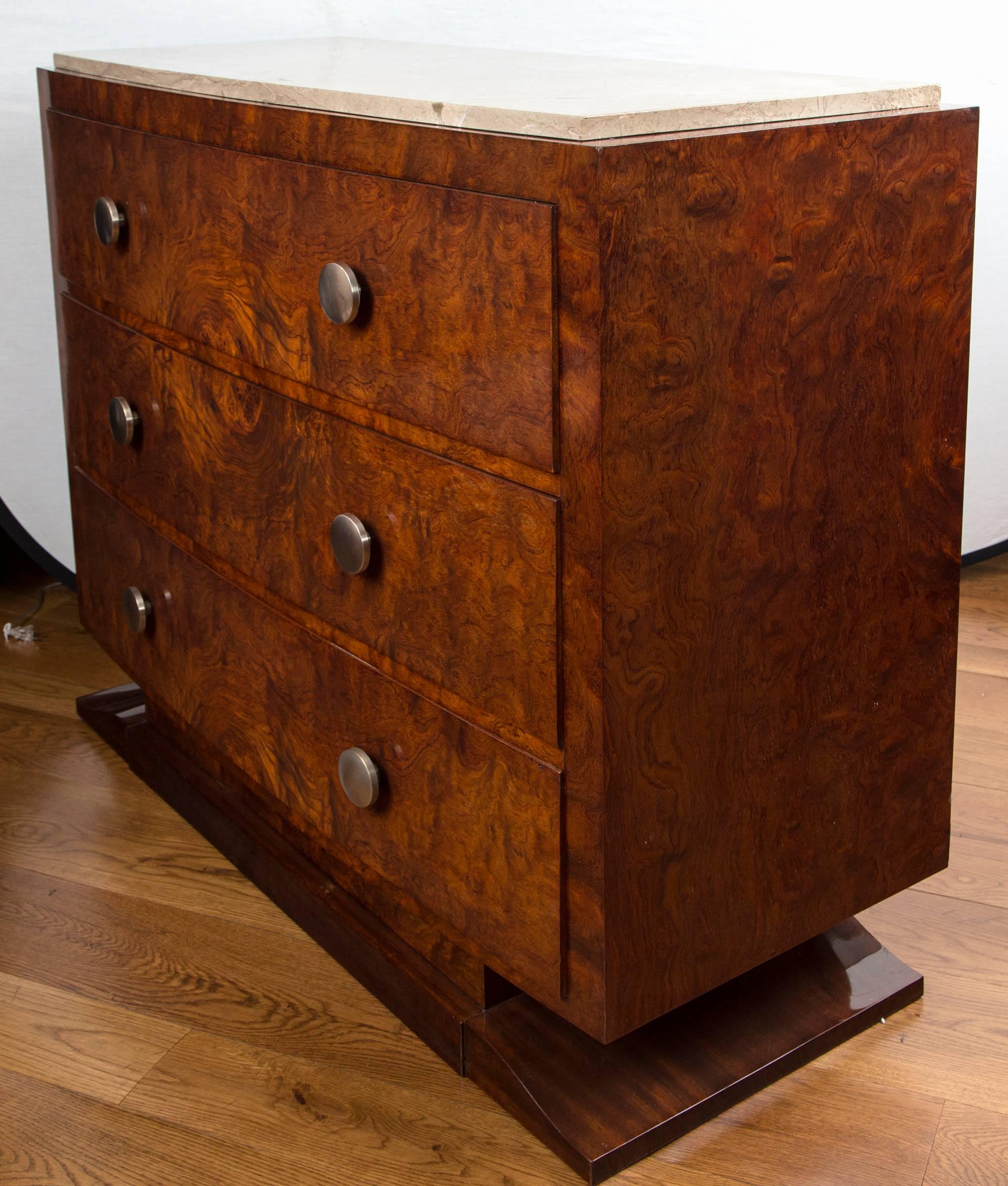 French Large Arte Moderne Chest of Drawers