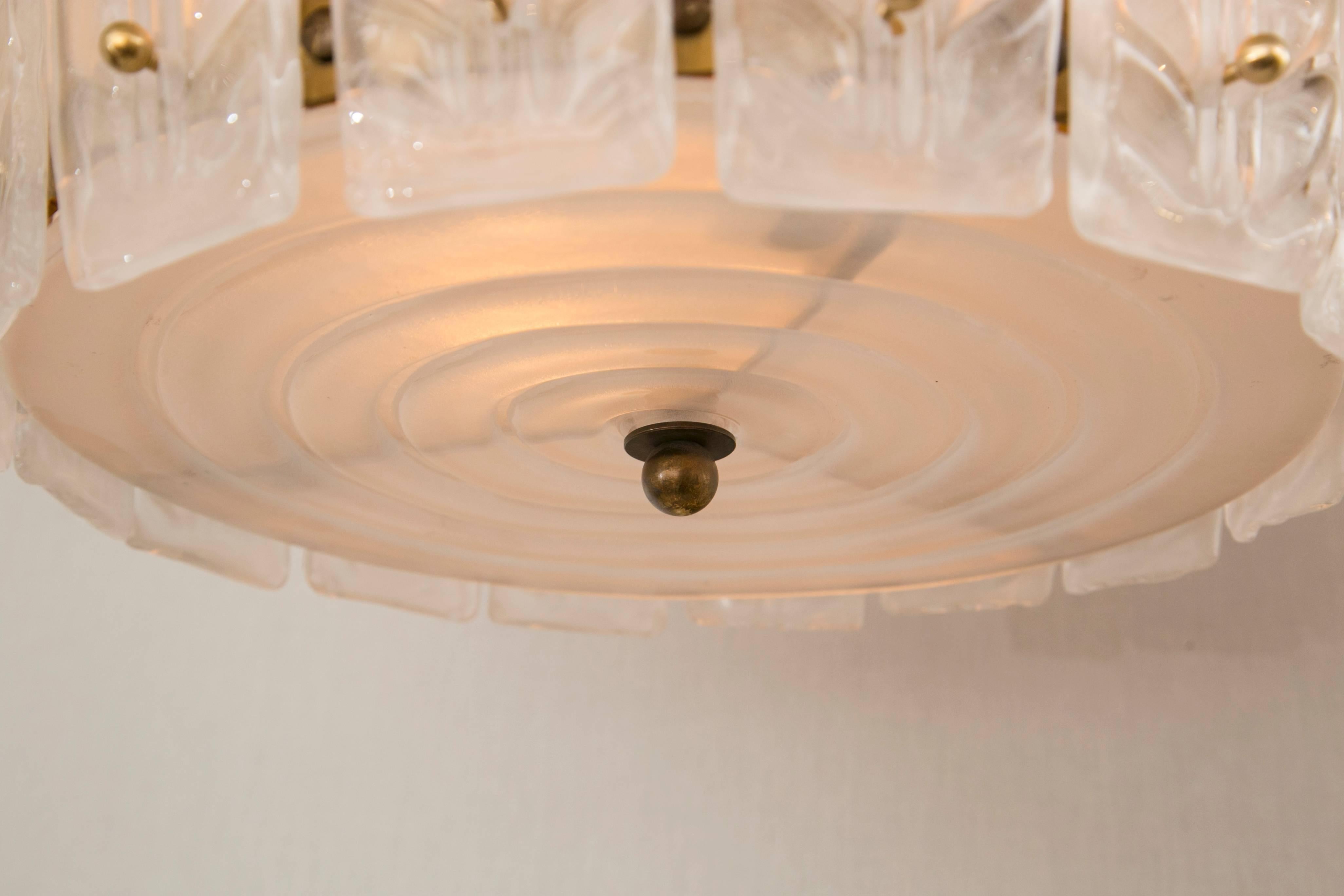 Italian Murano Blown White Tapered  Lanterns  