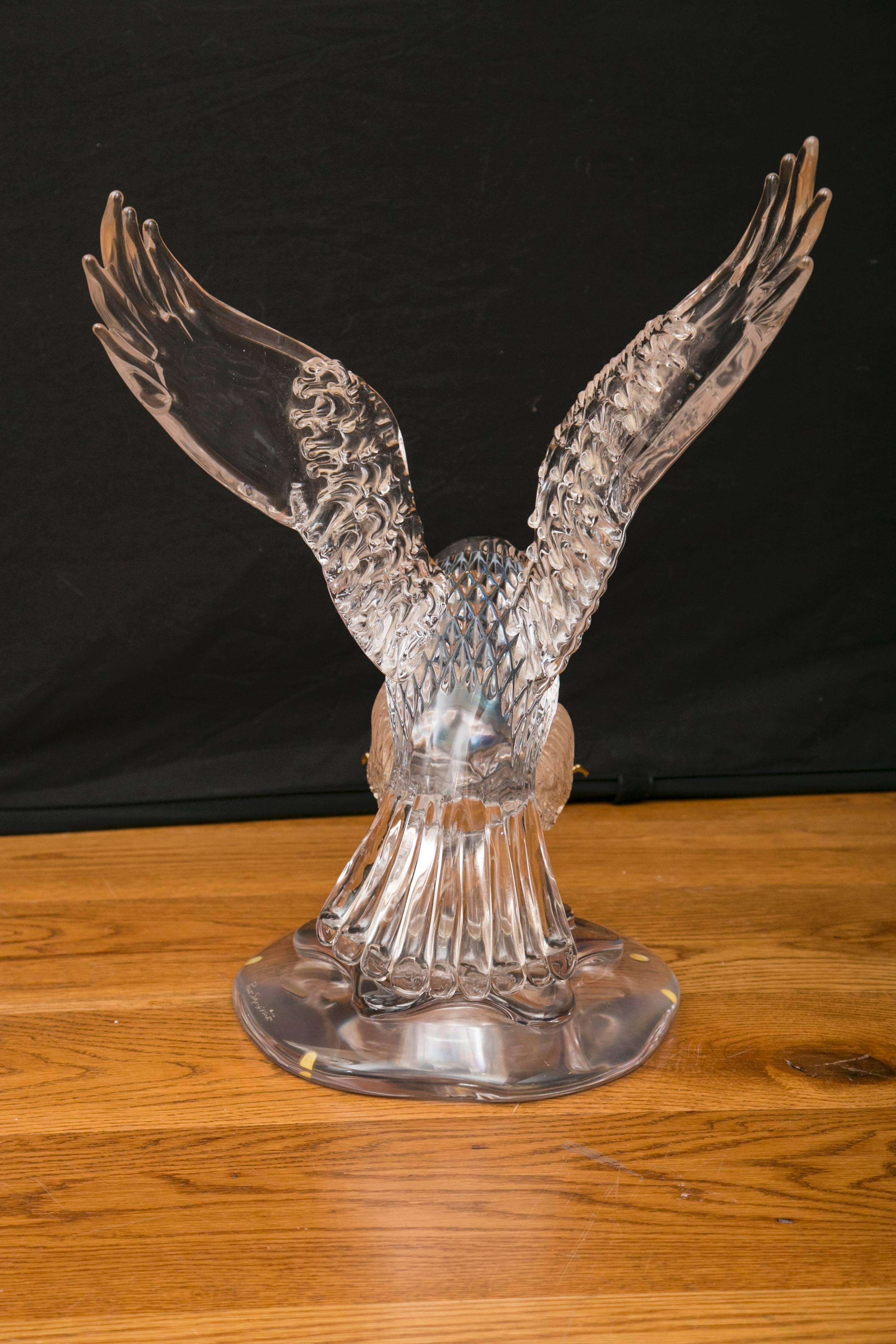 murano glass eagle