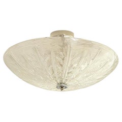 Murano Leaf Textured Ceiling Fixture