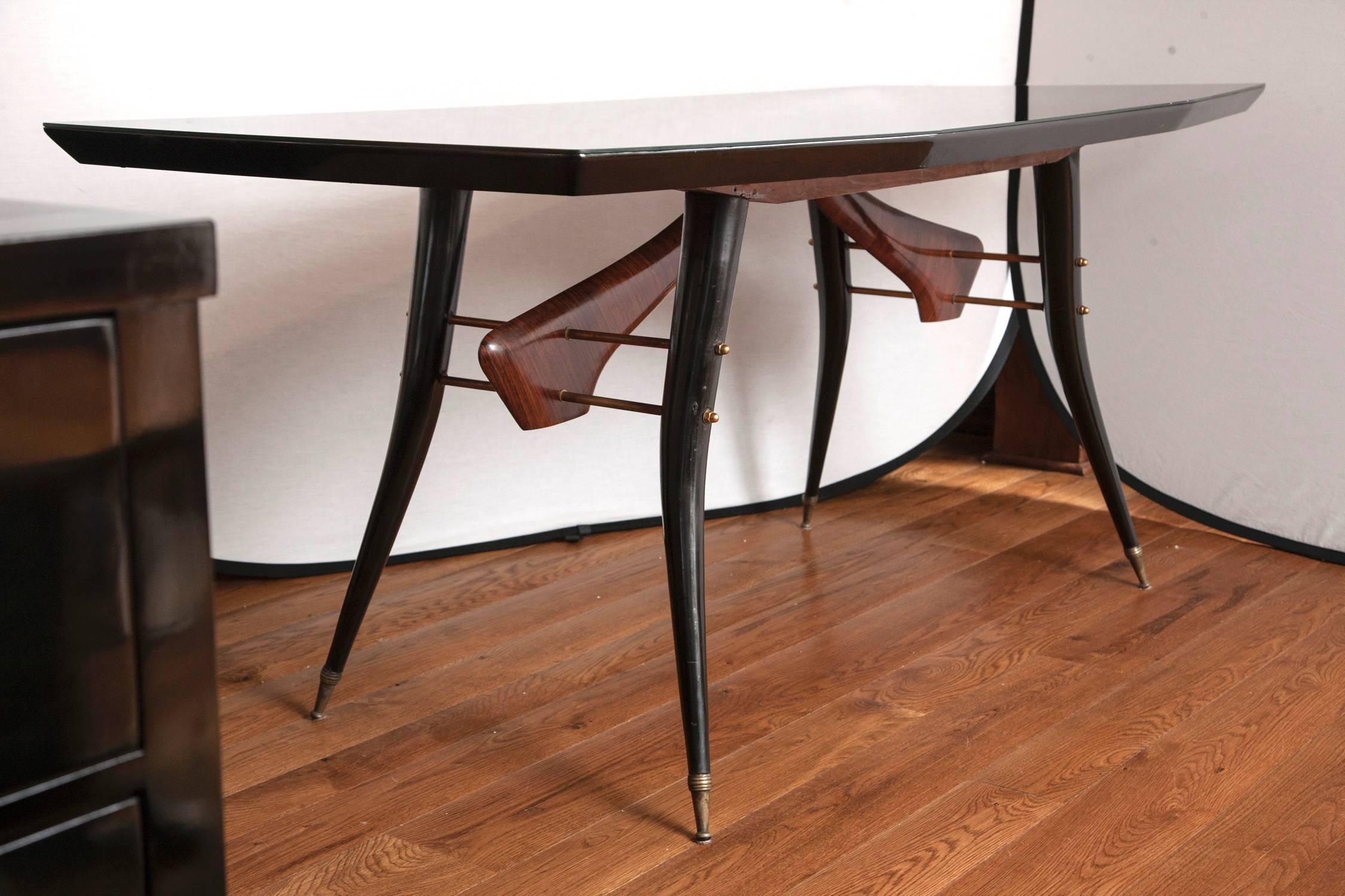 Mid-Century Modern Sleek Italian Design Table