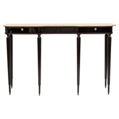 Long Italian Neoclassical Style Lacquered Console