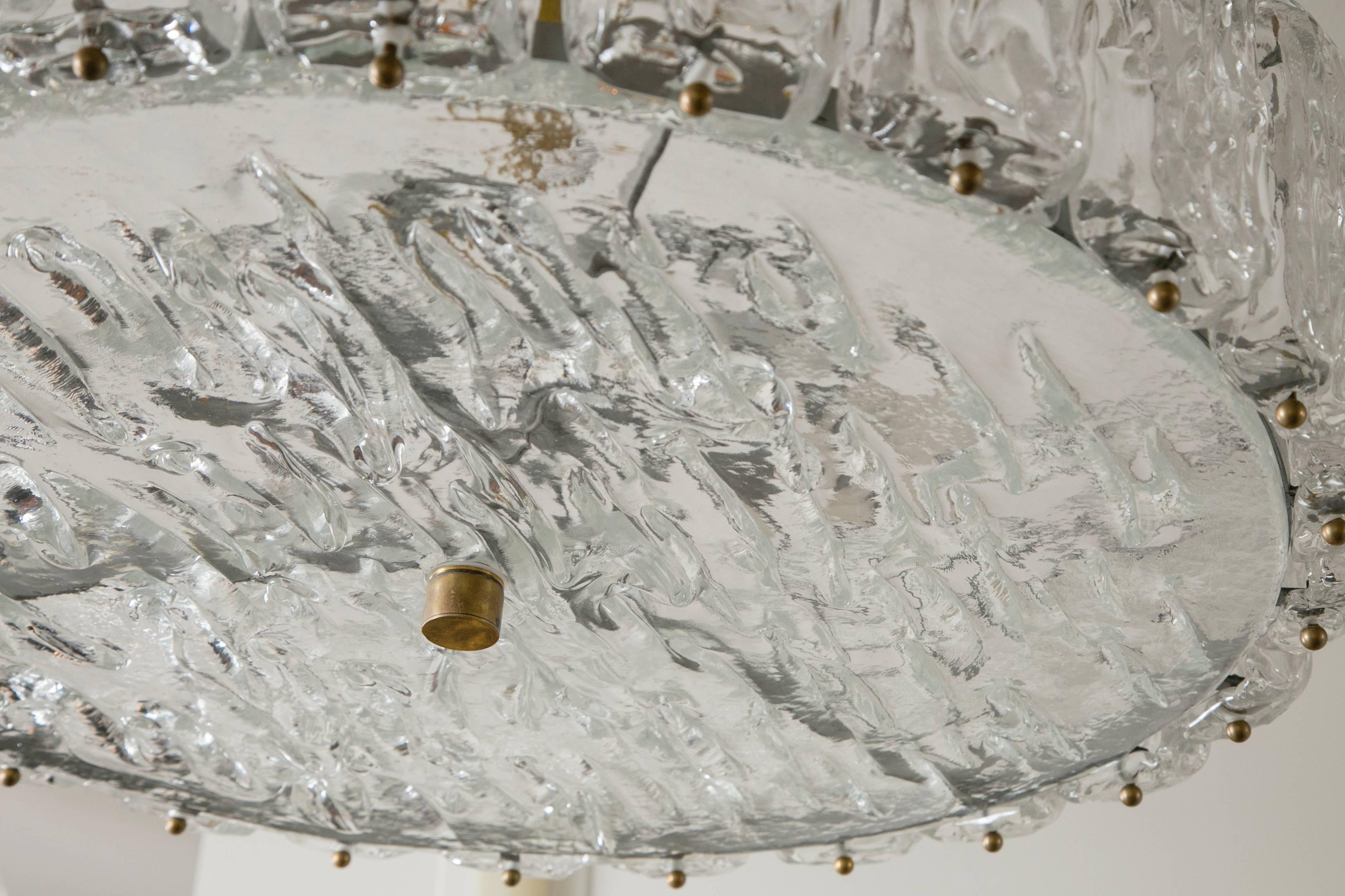 Plafón Circular de Bloque de Hielo, Contemporáneo Italiano en venta