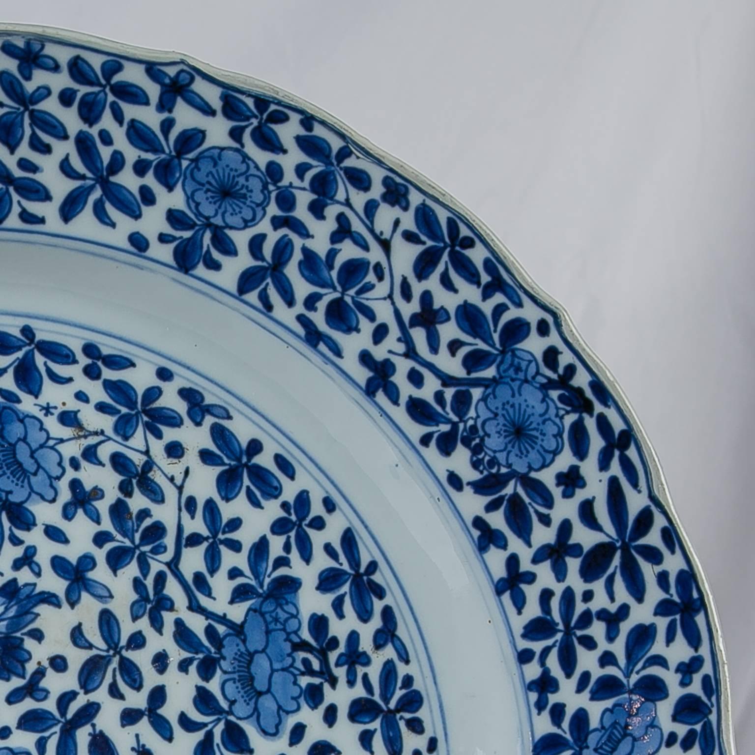 antique blue and white china