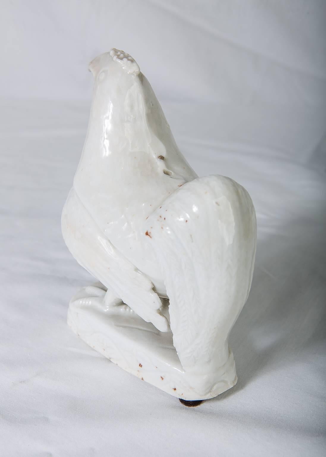Blanc de Chine Roosters Kangxi Period 1