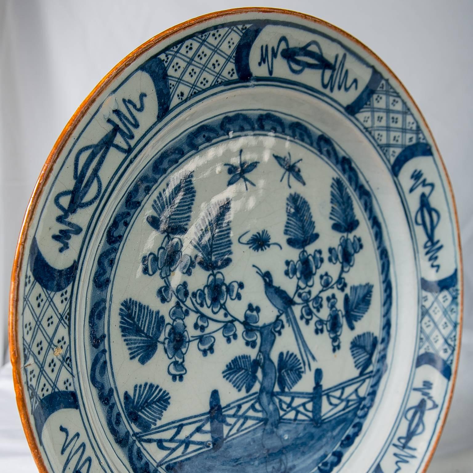 Pair Delft Blue and White Chargers 2