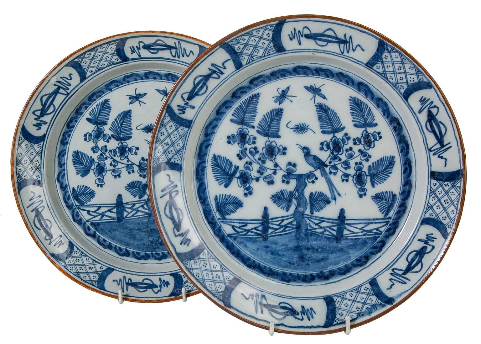 Pair Delft Blue and White Chargers 3