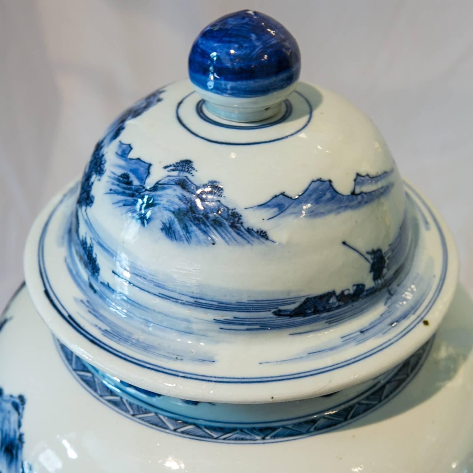 Blue and White Porcelain Ginger Jars 3