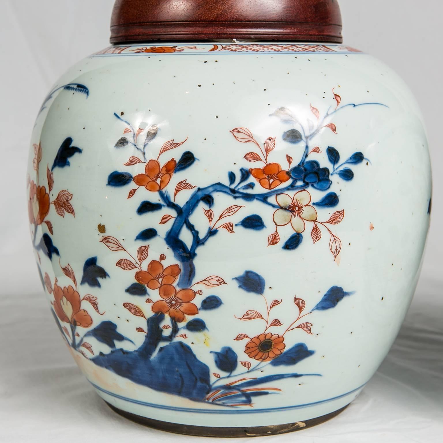 Qing Antique Imari Chinese Ginger Jars