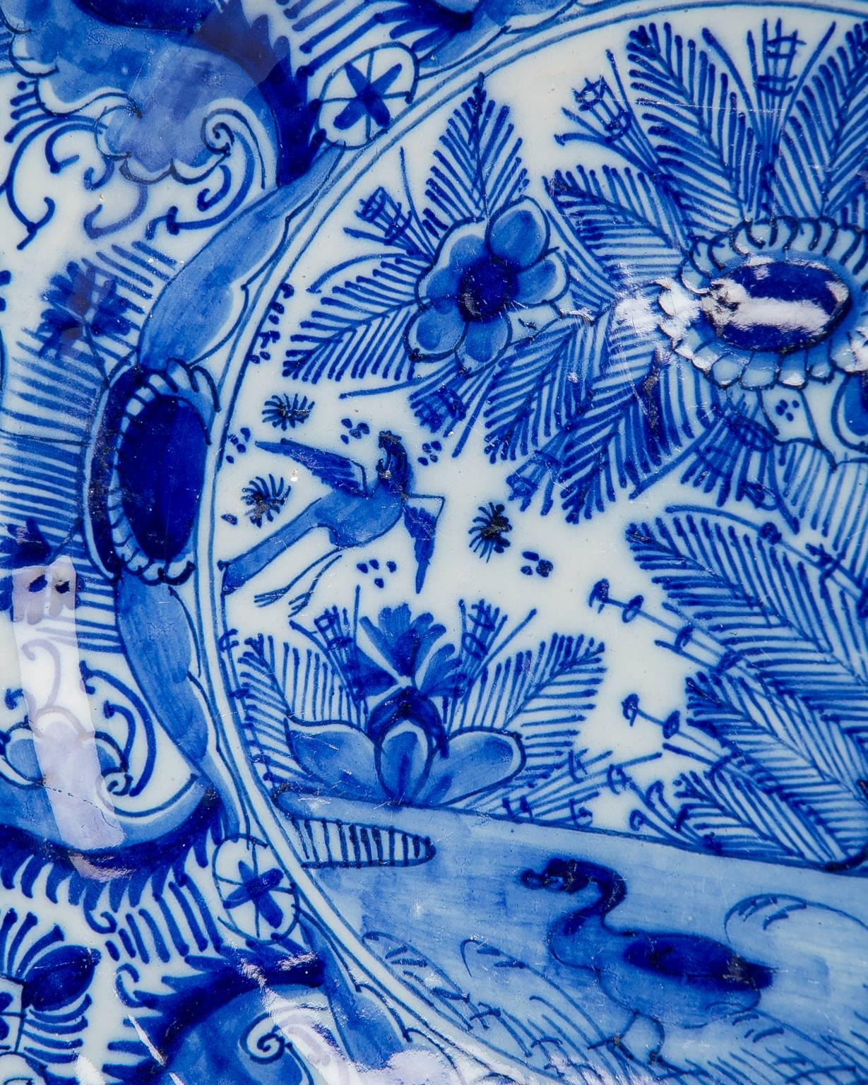 Blue and White Dutch Delft Plate 2