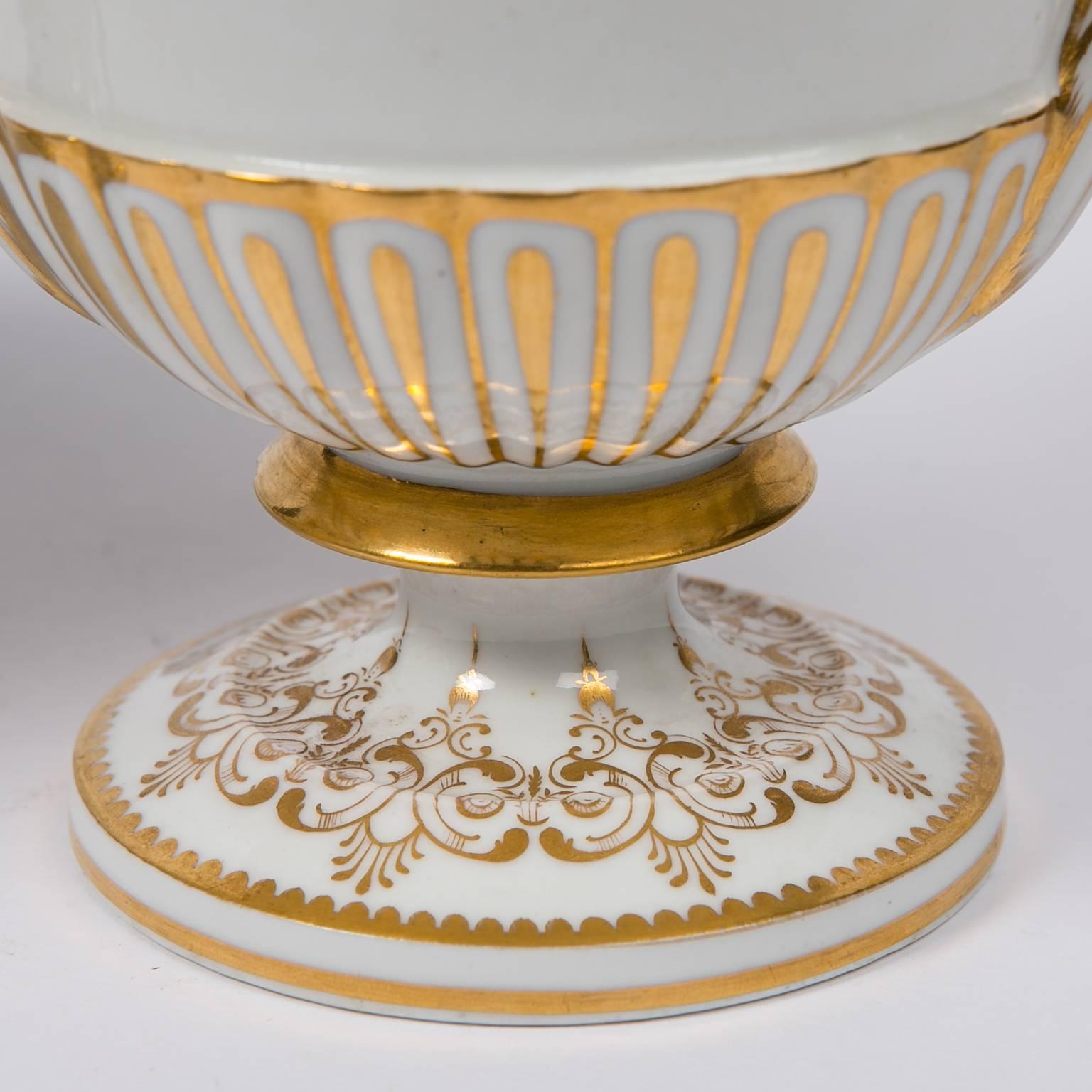 English Pair of Tureens with Armorial Crests