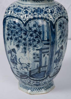 Blue and White Dutch Delft Jar