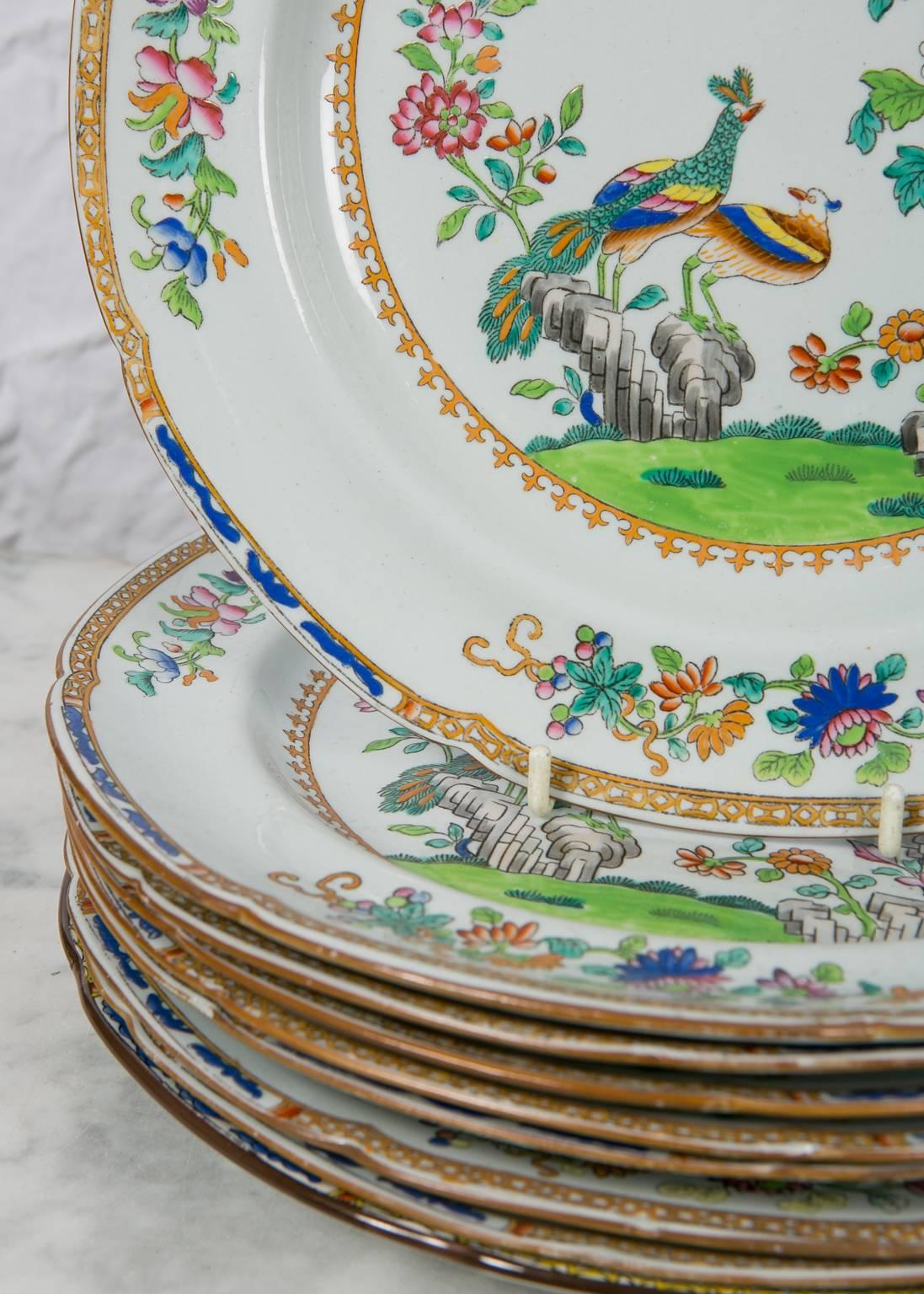 peacock dishes