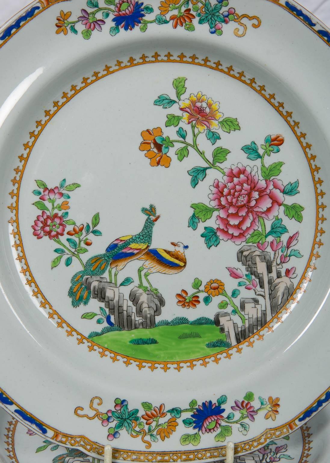 peacock china pattern