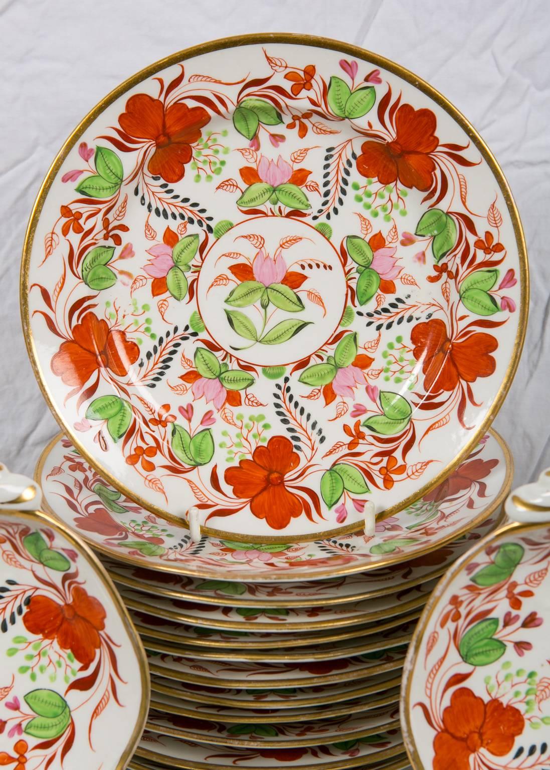 Rococo Dessert Service Masons Porcelain