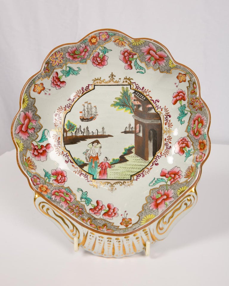 Antique Set of Eight Shaped Dishes in the Spode Mandarin ...