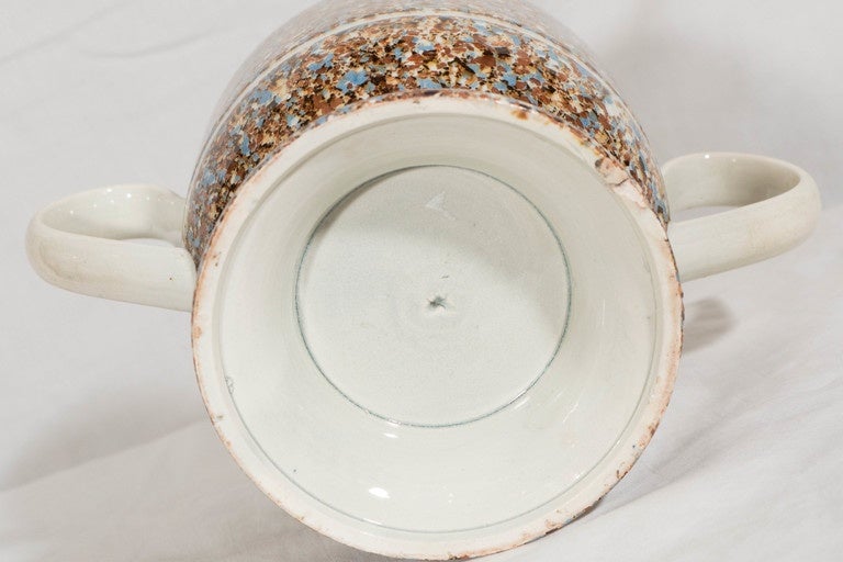 Earthenware A Mocha Ware Slip Agateware Loving Cup