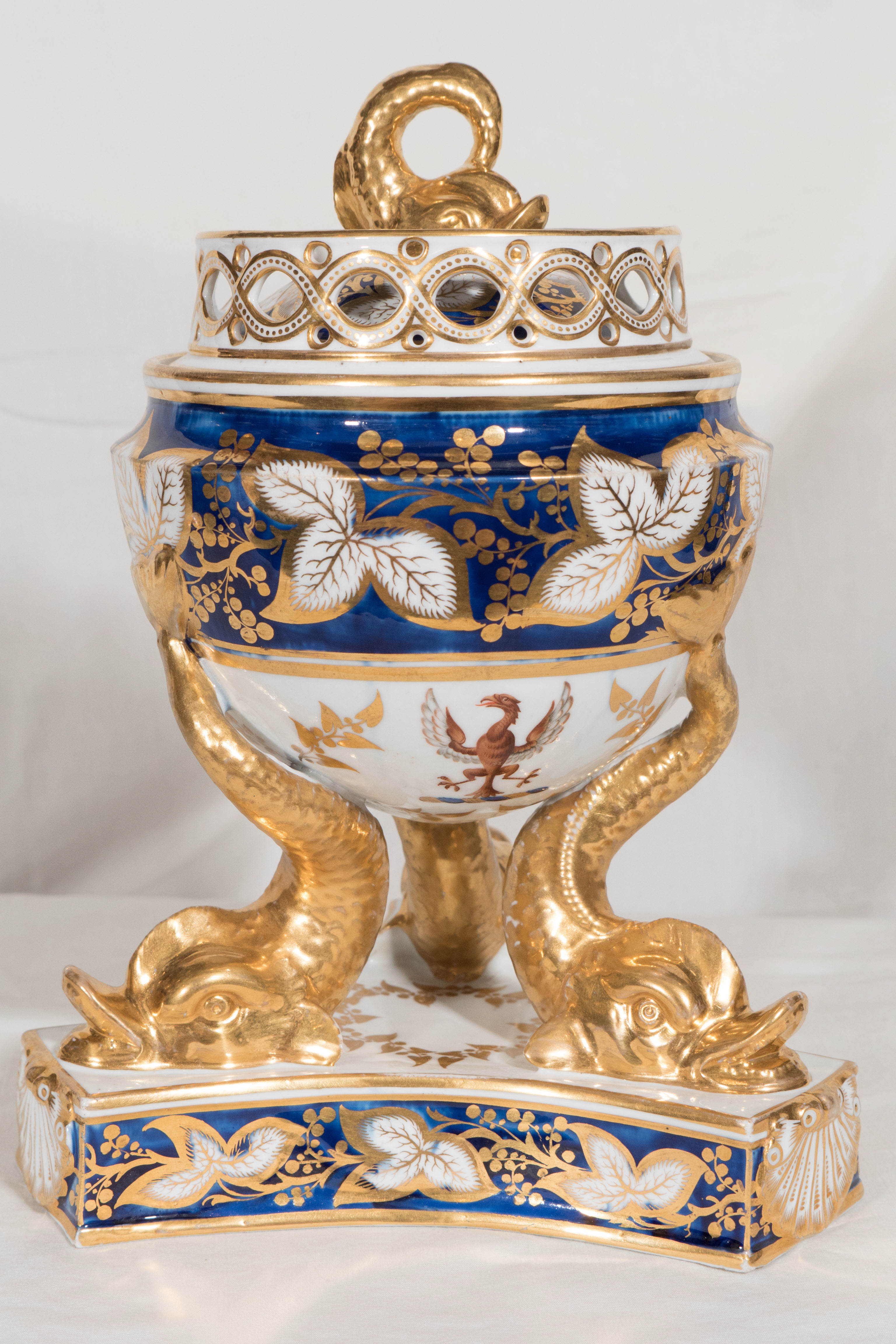 A Pair of Early 19th Century Chamberlains Worcester Sauce Tureens