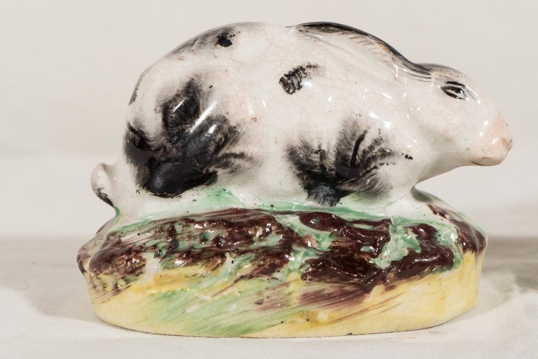 staffordshire rabbit figurines