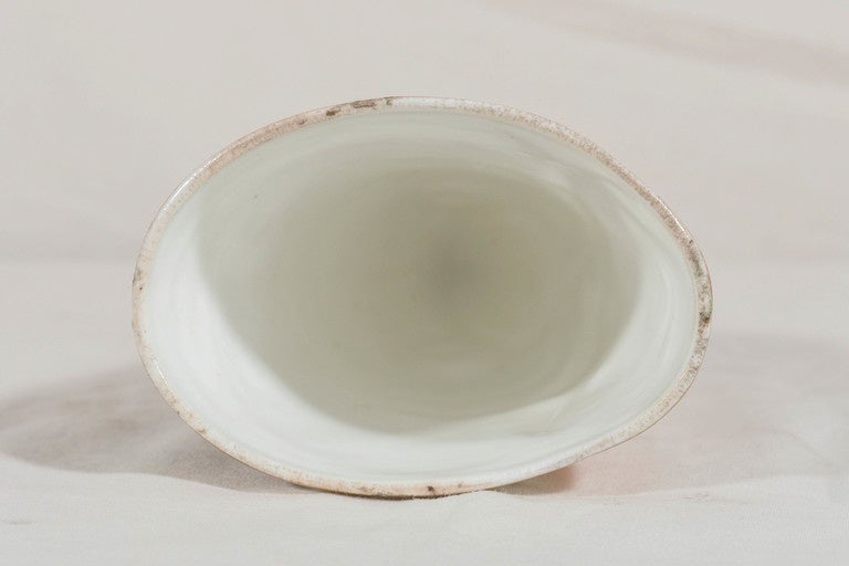 Trout Head Porcelain Stirrup Cup, The Angler's Delight In Excellent Condition In Katonah, NY