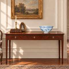 Large English Delft Blue and White Hand Painted Punch Bowl Liverpool 1760