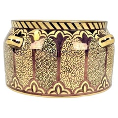 Wedgwood John Goodwin Caneware Copper Lustre Planter Circa 1925