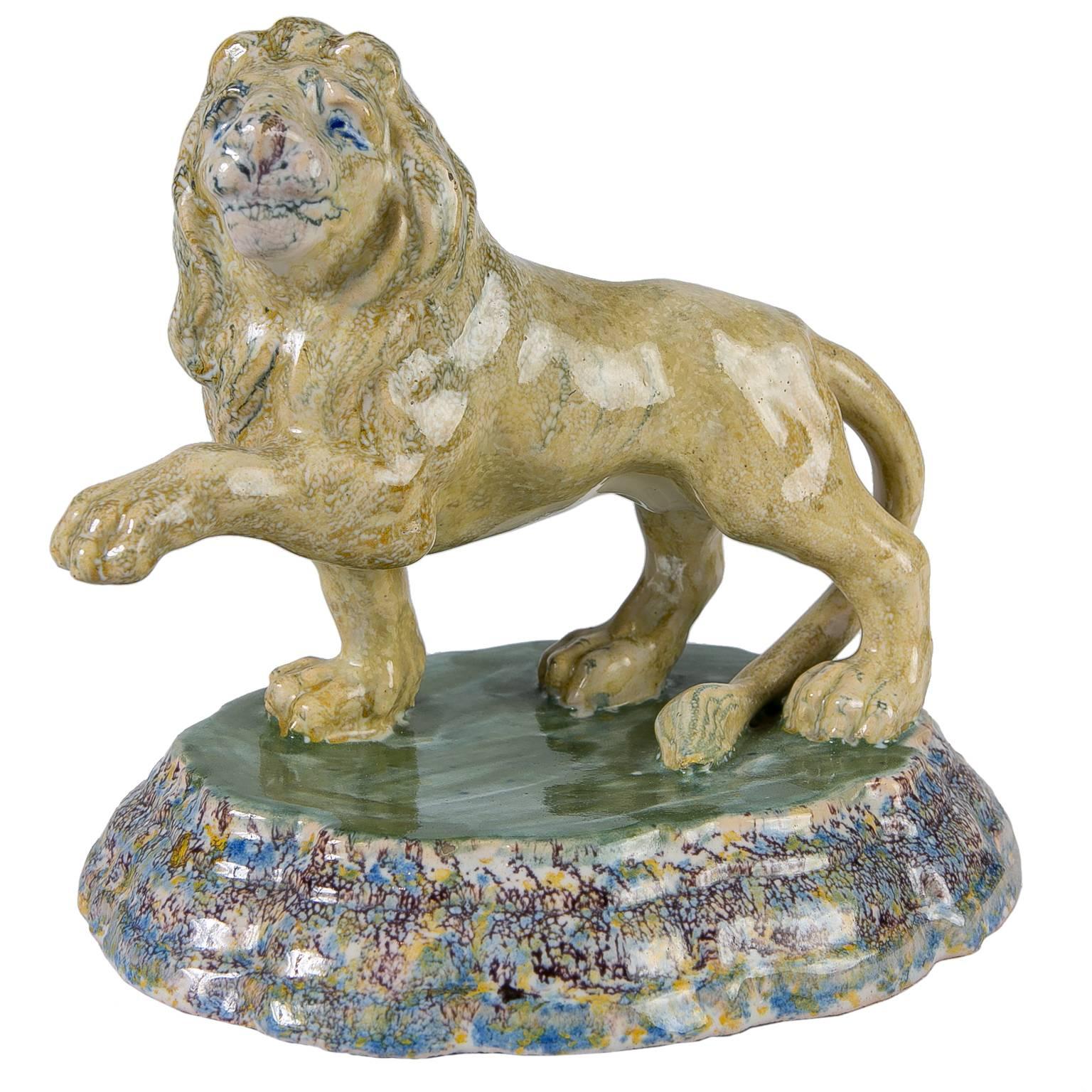 Dutch Delft Lion, 18th Century