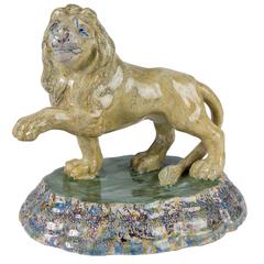 Dutch Delft Lion, 18th Century