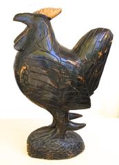 Jamaican Carved Wooden Rooster
