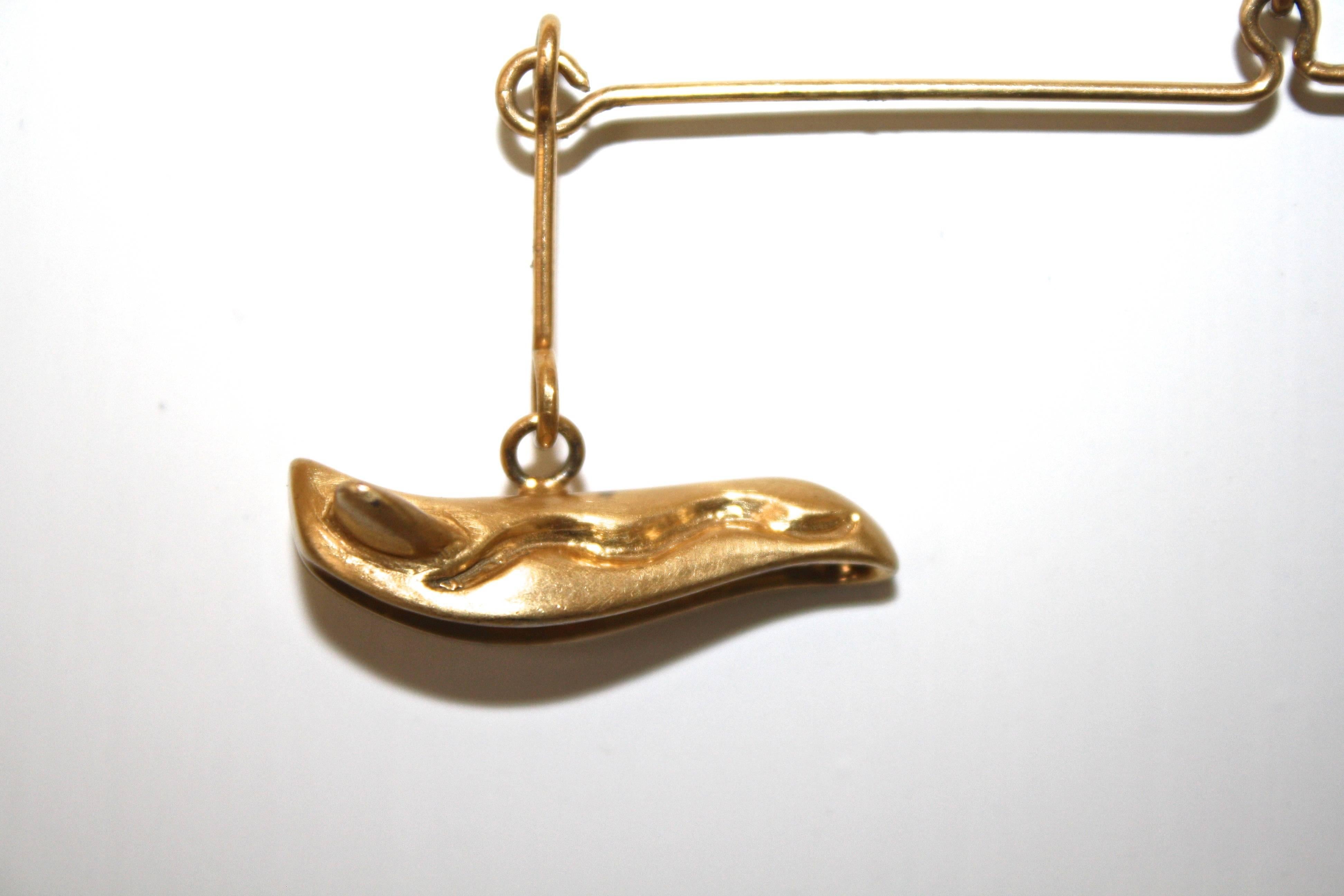 Calder Brass Mobile Necklace 2