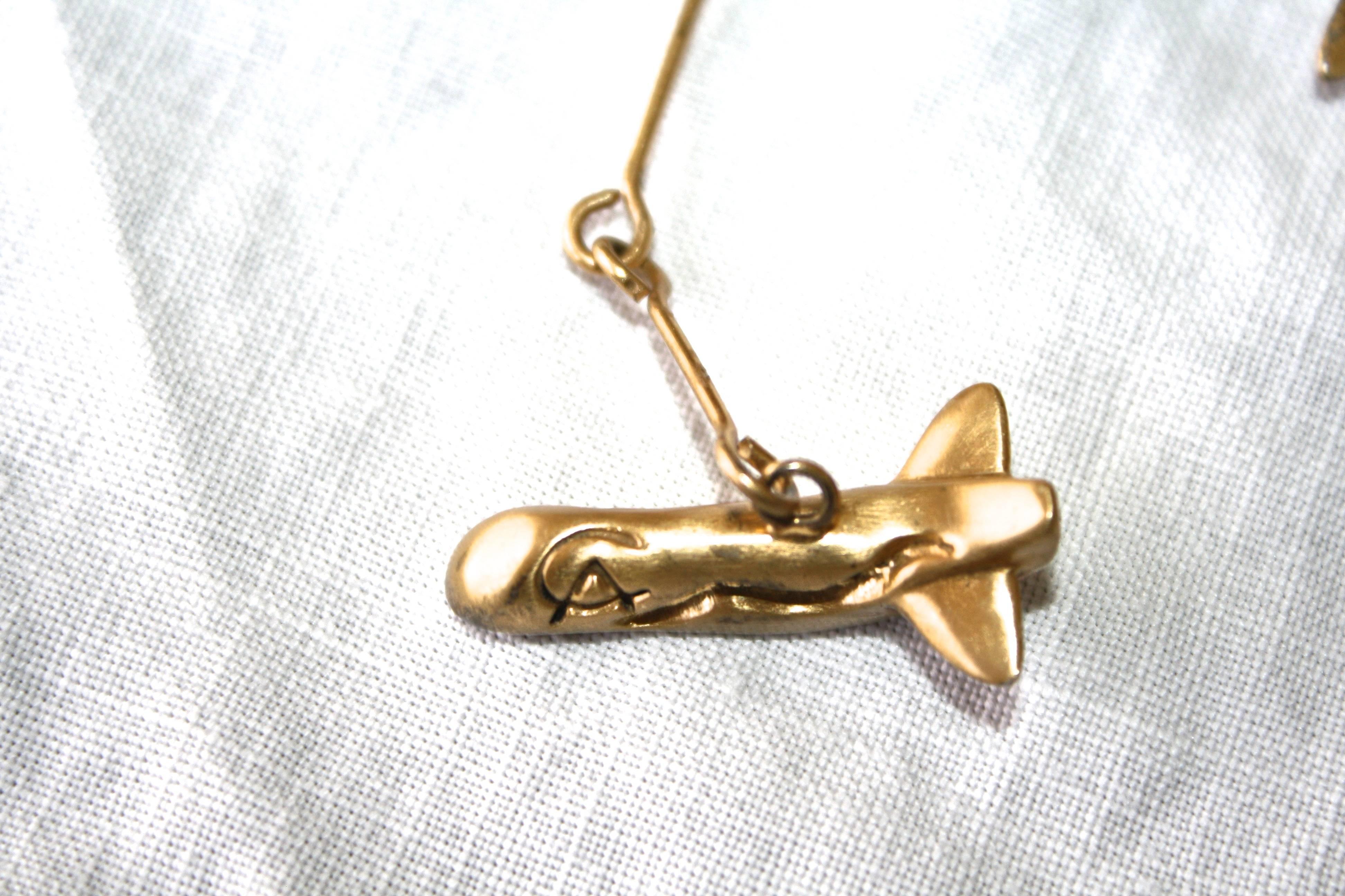 Calder Brass Mobile Necklace 3