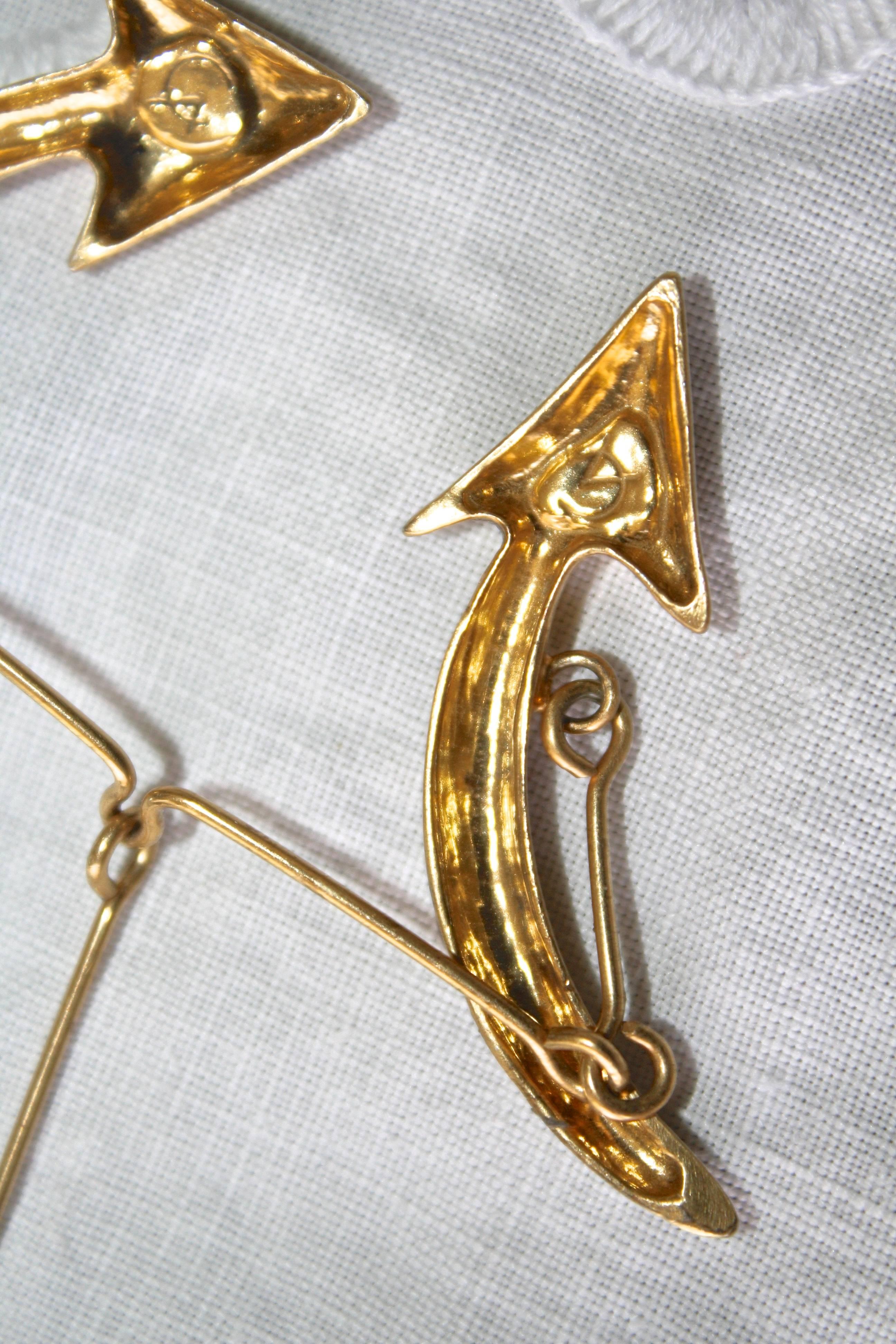 Calder Brass Mobile Necklace 4