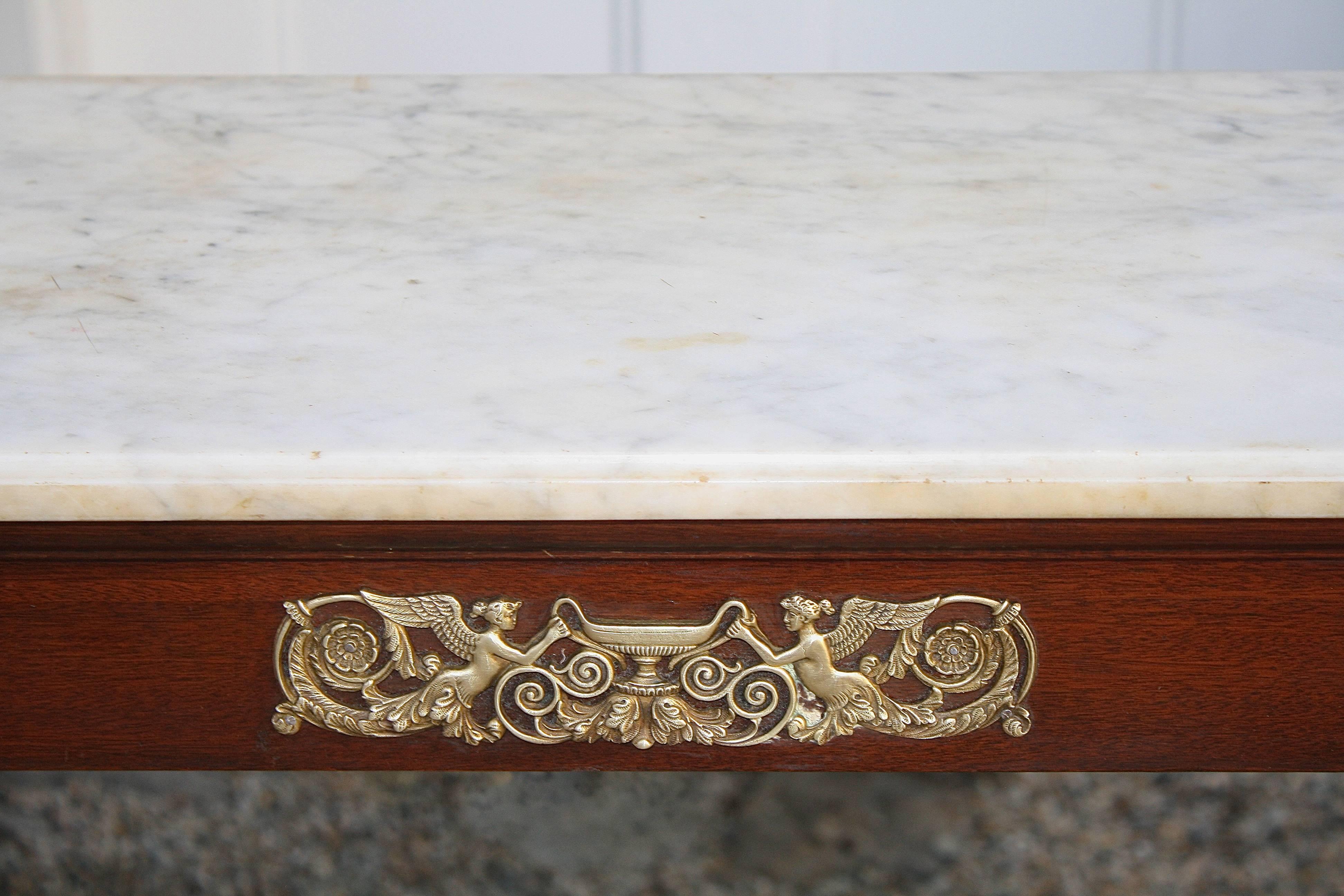 Mid-19th Century French Restauration Period Pier Table For Sale