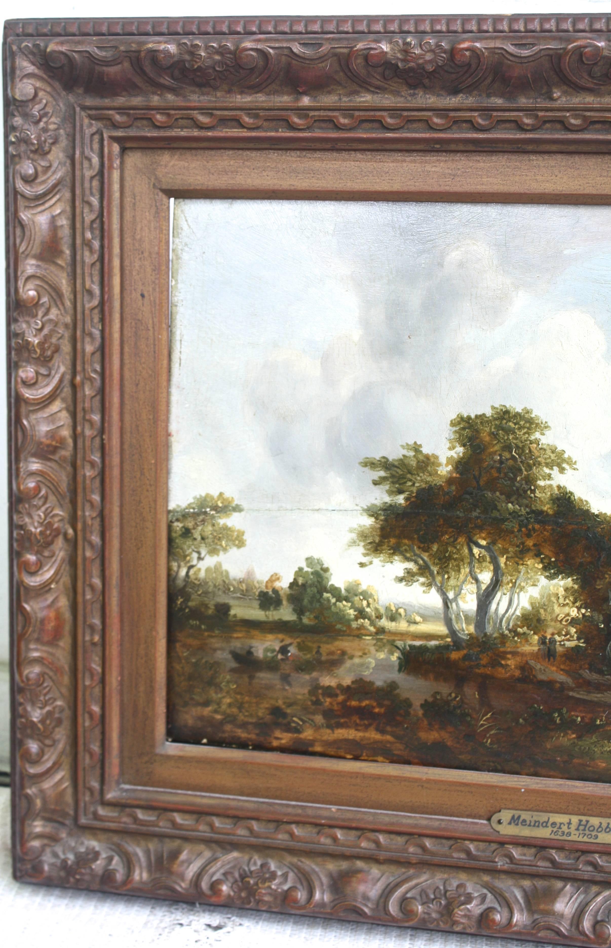meindert dutch baroque landscape painter