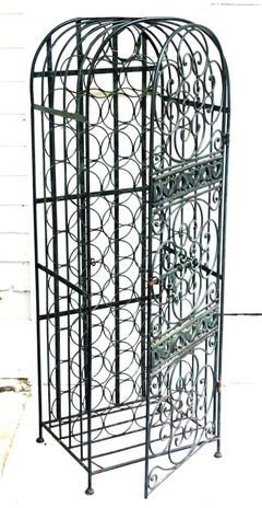 Sommelier's 45-Bottle Lockable Wine Rack