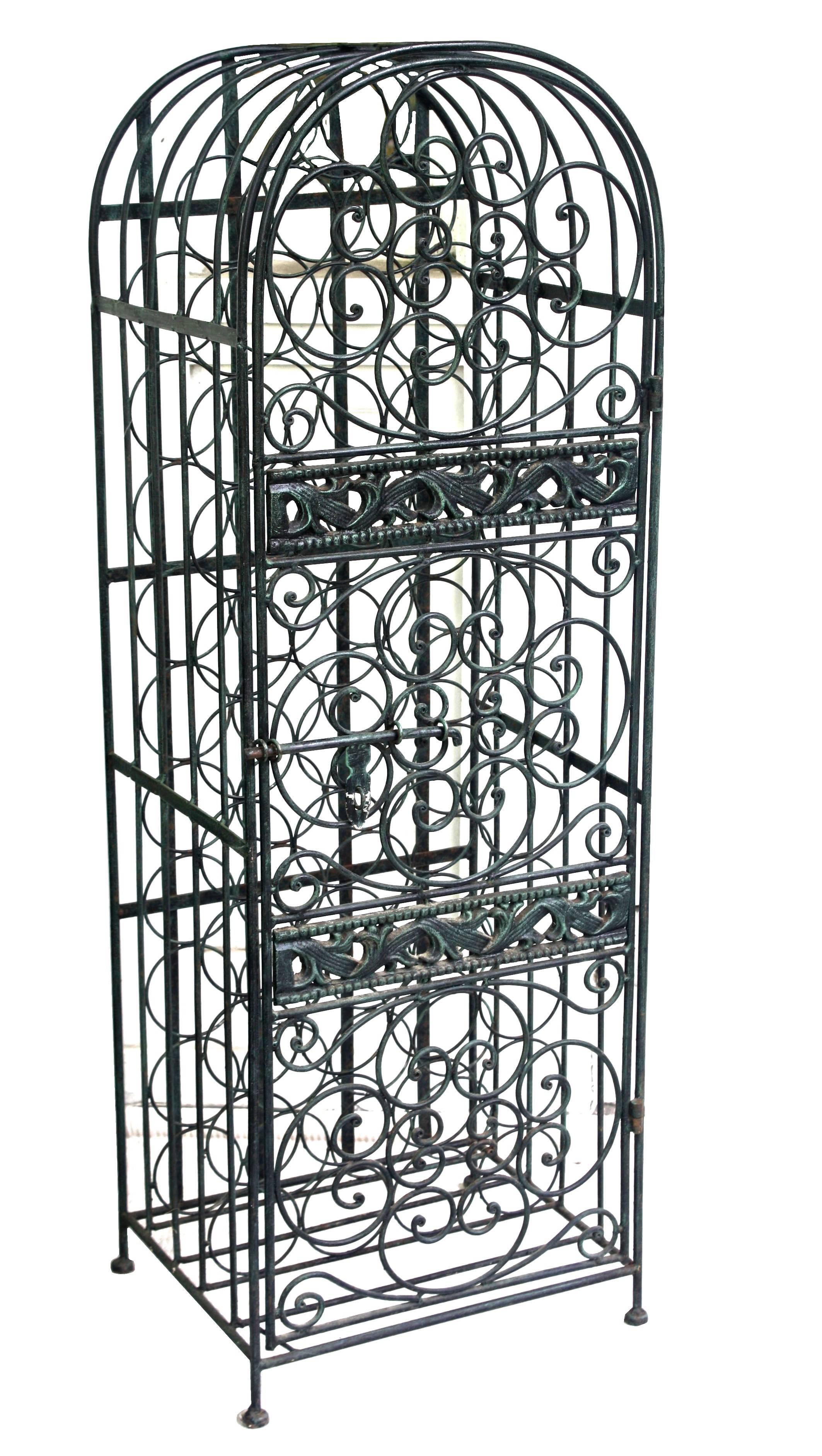 lockable wine storage