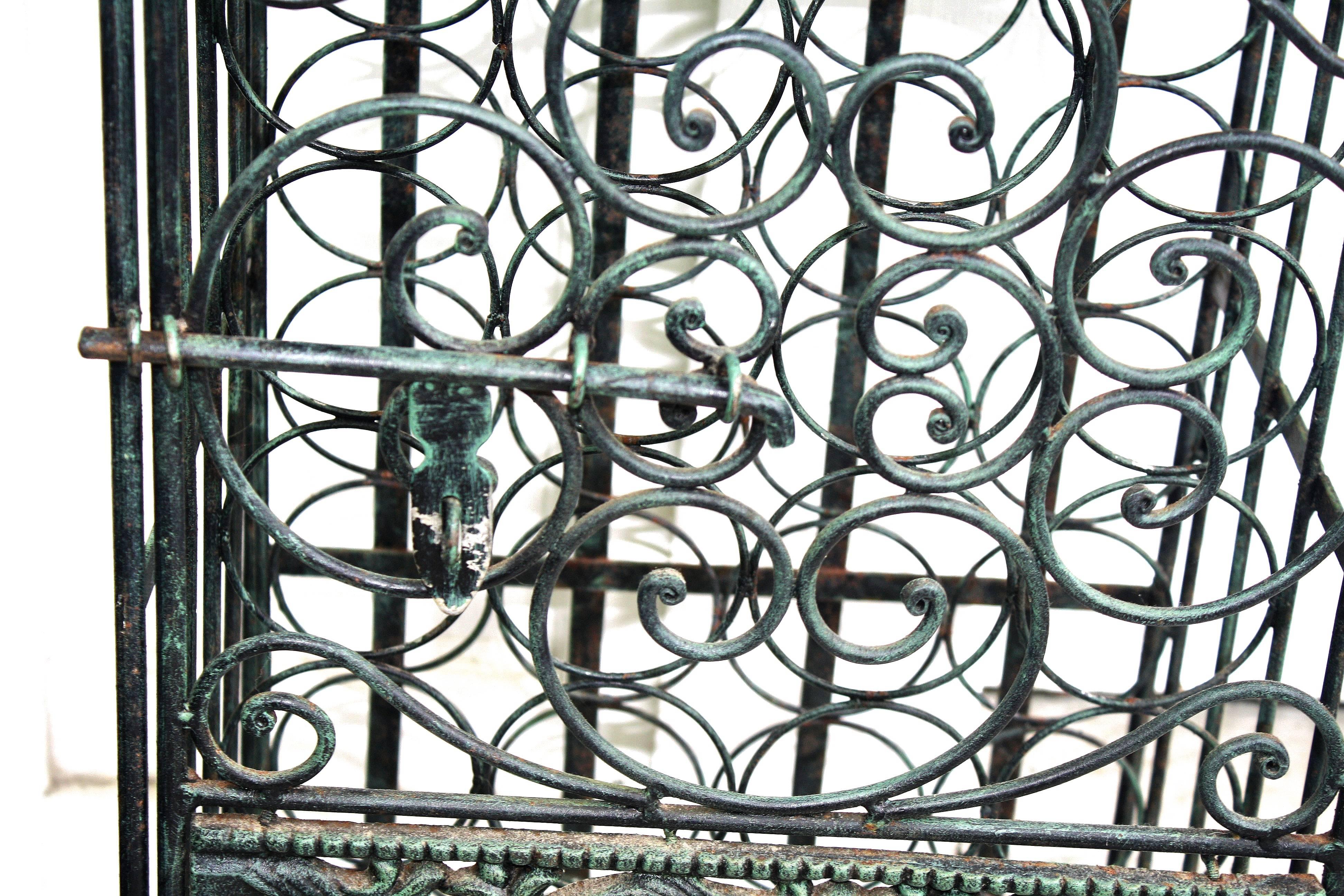 Forged Sommelier's 45-Bottle Lockable Wine Rack For Sale