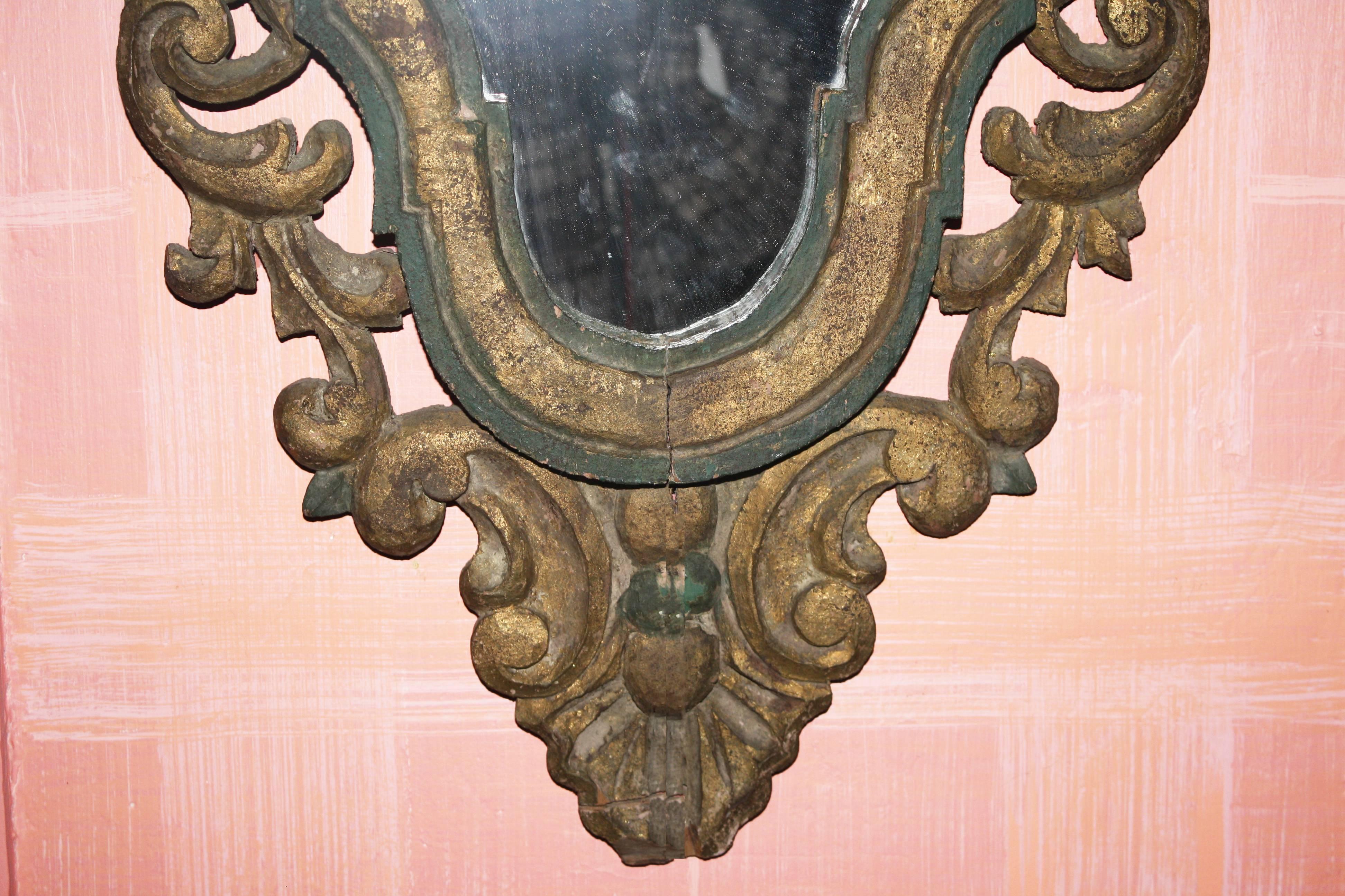 18th Century Italian Baroque Venetian Mirror For Sale