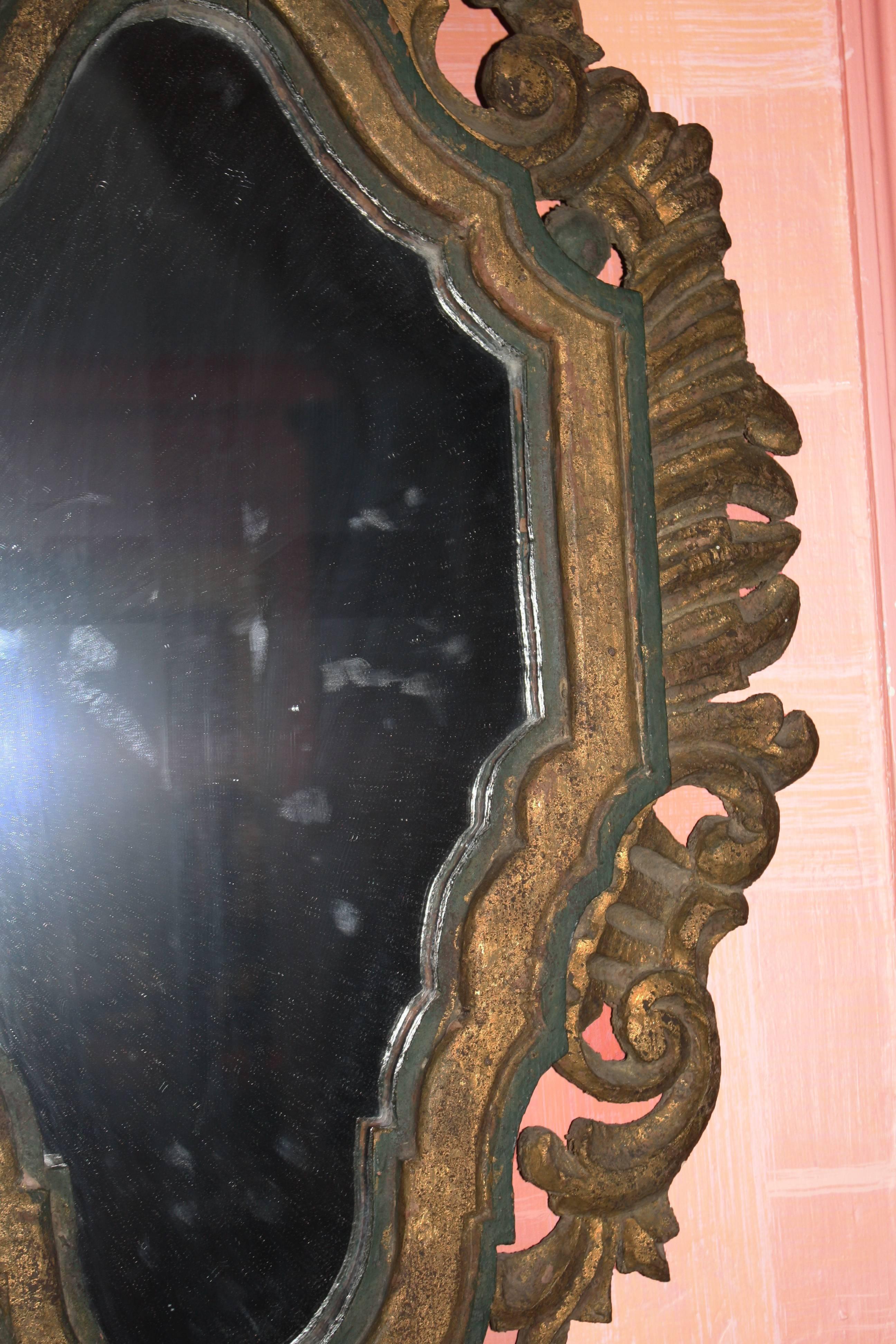 Italian Baroque Venetian Mirror For Sale 2