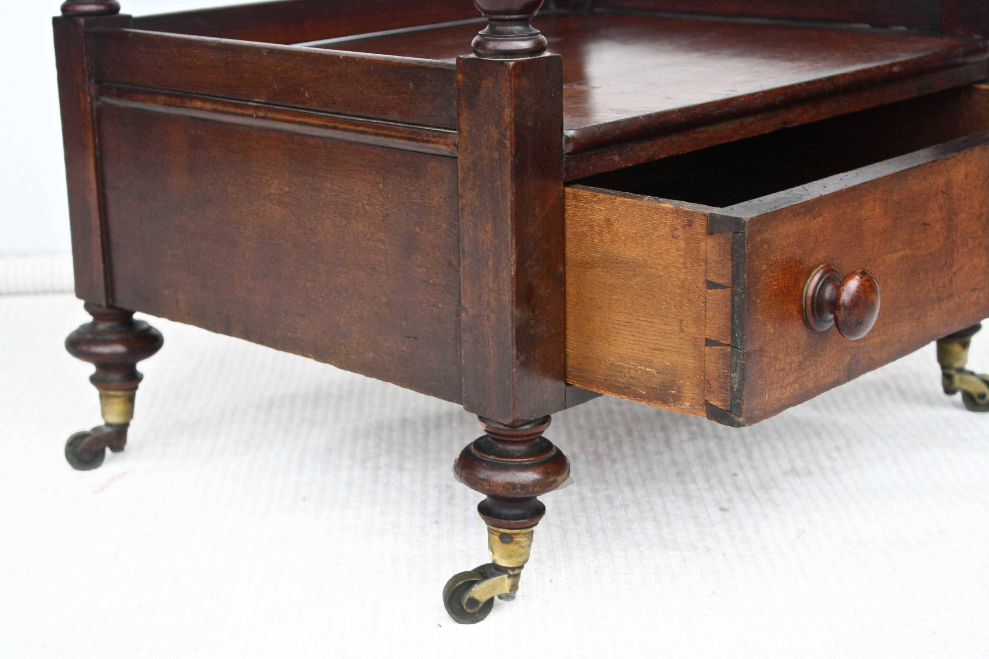 Regency 'Short' Dumbwaiter Table 1