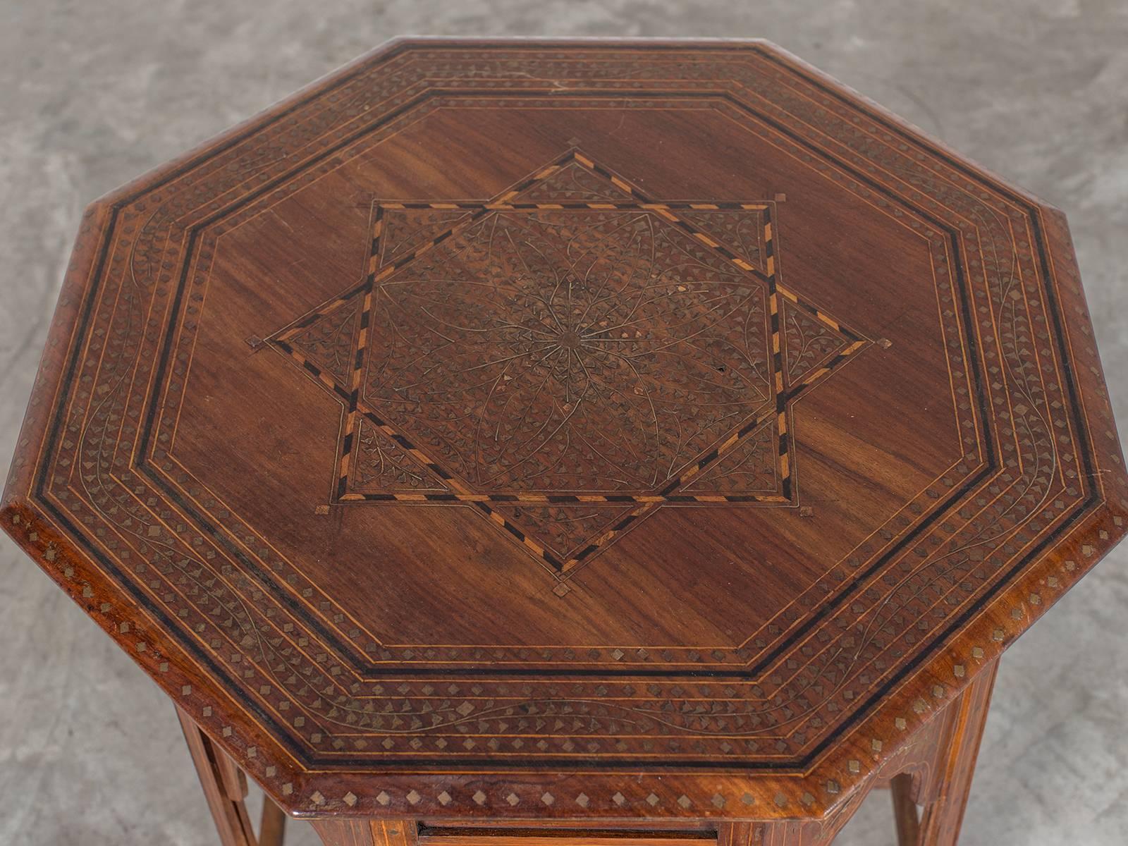 Receive our new selections direct from 1stdibs by email each week. Please click Follow Dealer below and see them first!

Although Turkish in inspiration, octagonal tables of this form were made in several parts of late 19th-century British India.