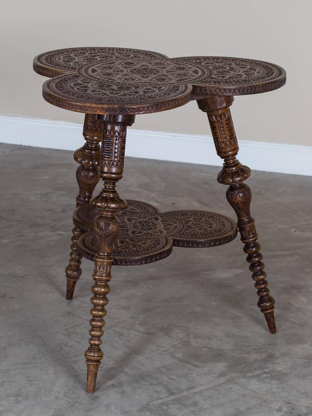 antique clover table