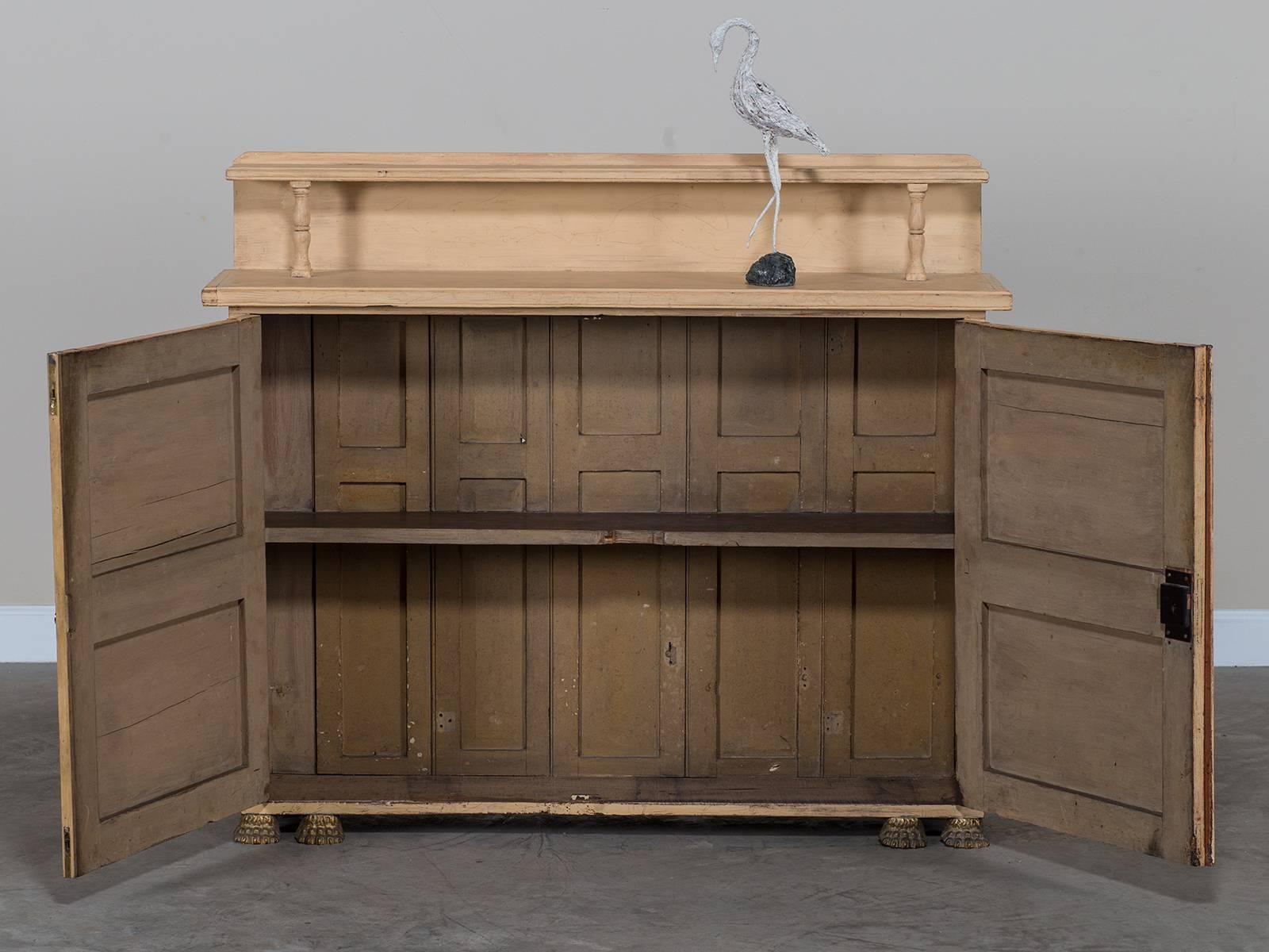 William IV Antique English Painted Chiffonier Sideboard Buffet, circa 1830