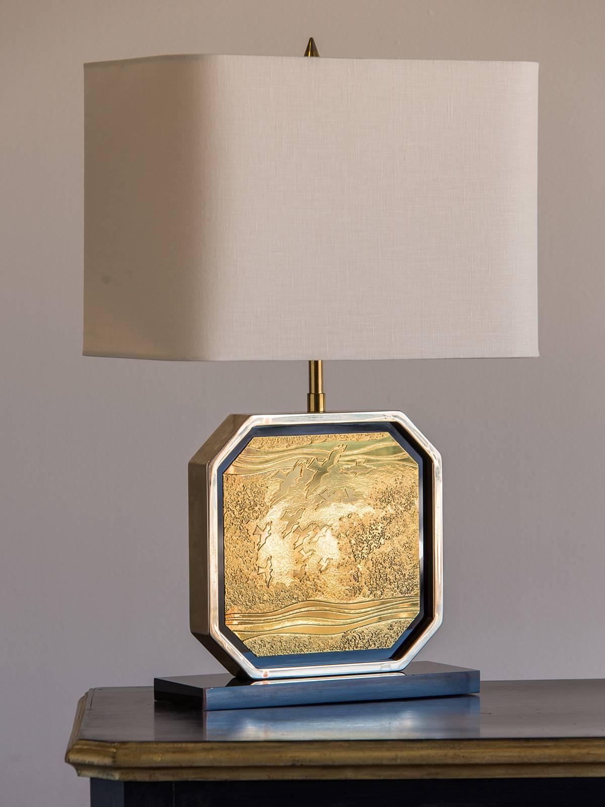 Receive our new selections direct from 1stdibs by email each week. Please click follow dealer below and see them first!

Asian inspired French vintage brass lamp, circa 1960.