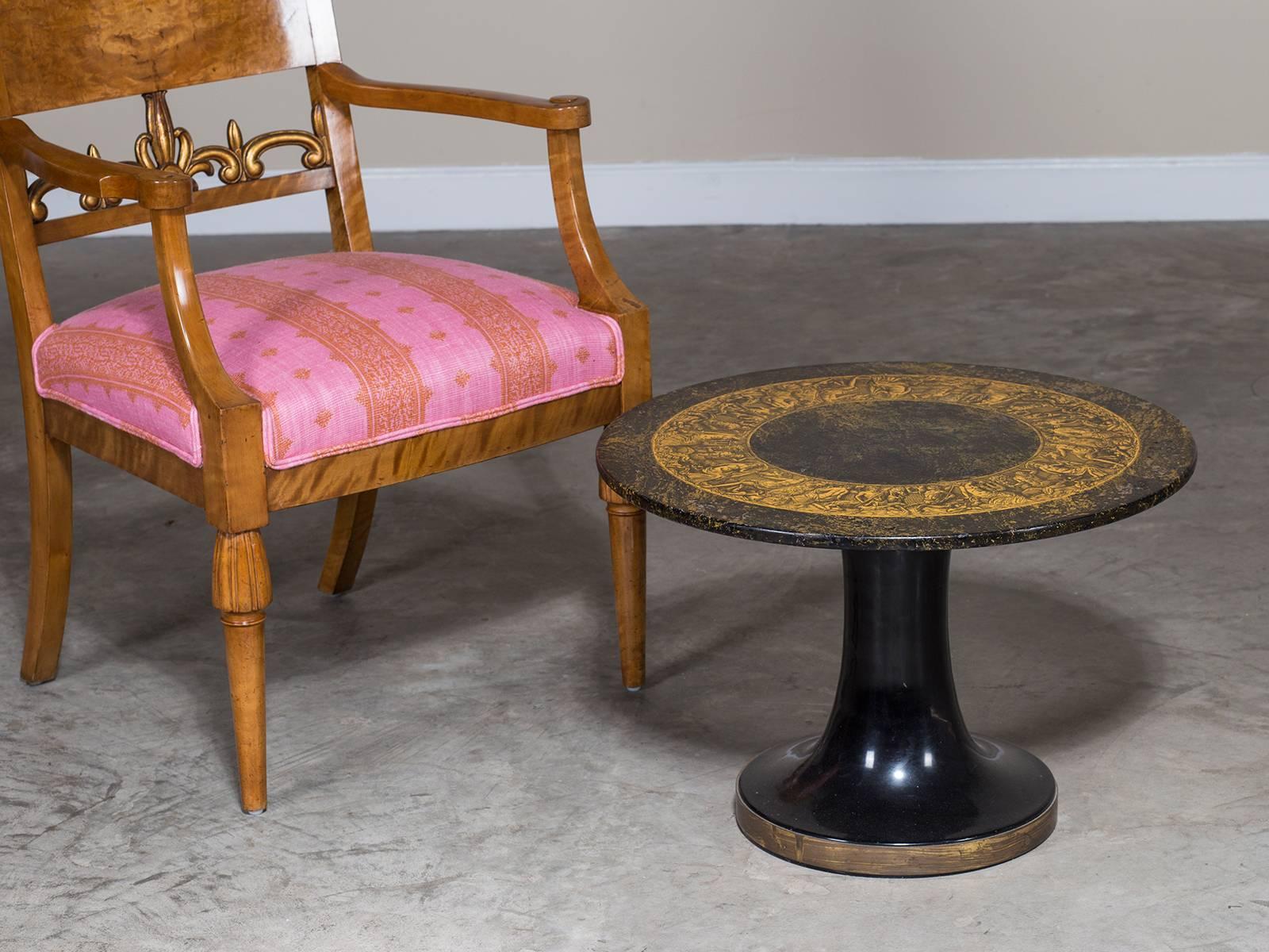 Receive our new selections direct from 1stdibs by email each week. Please click Follow Dealer below and see them first!

This original Piero Fornasetti table is Italian, circa 1960 and bears the distinctive label on the underside of the top.