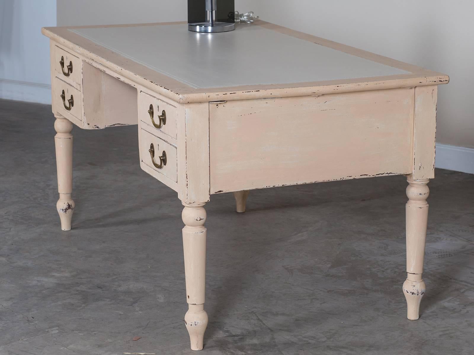 Mid-19th Century Antique English Painted Writing Table Desk, circa 1880