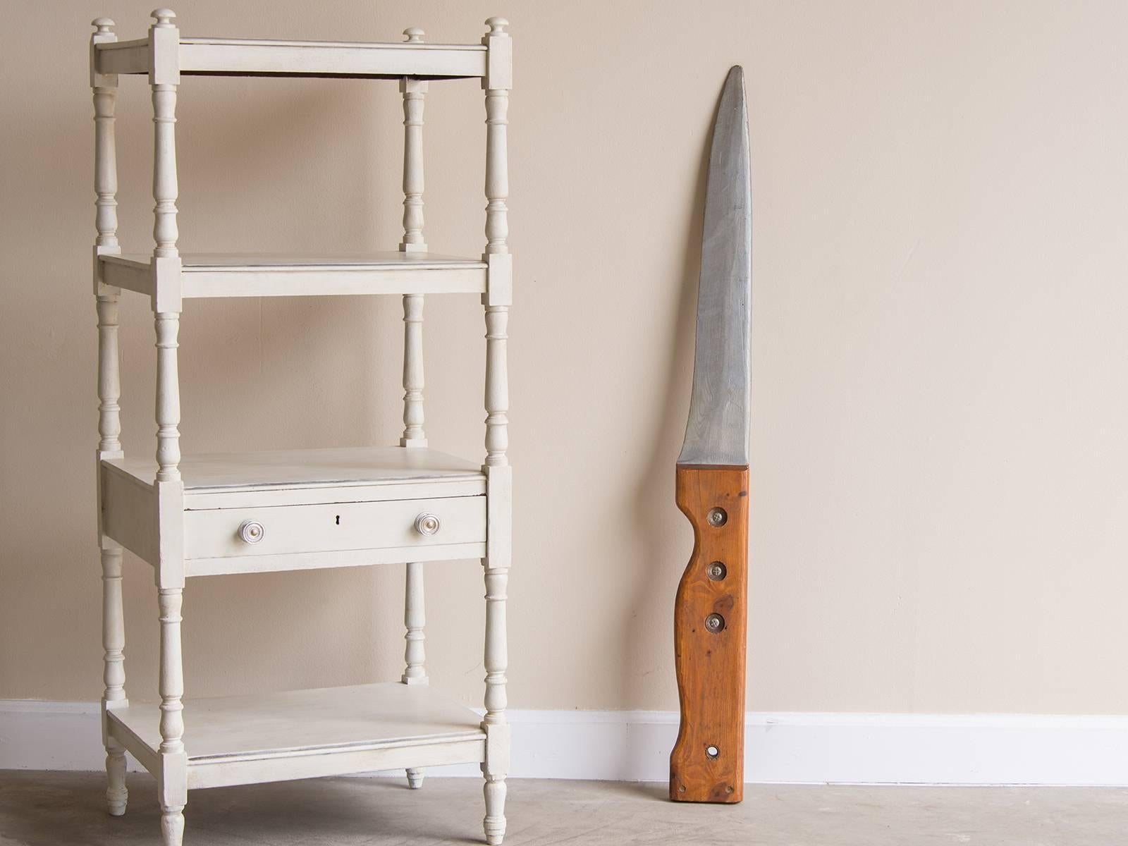 Receive our new selections direct from 1stdibs by email each week. Please click “Follow Dealer” button below and see them first!

This larger than life antique French knife, circa 1900 is fully detailed with the blade and handle defined by the