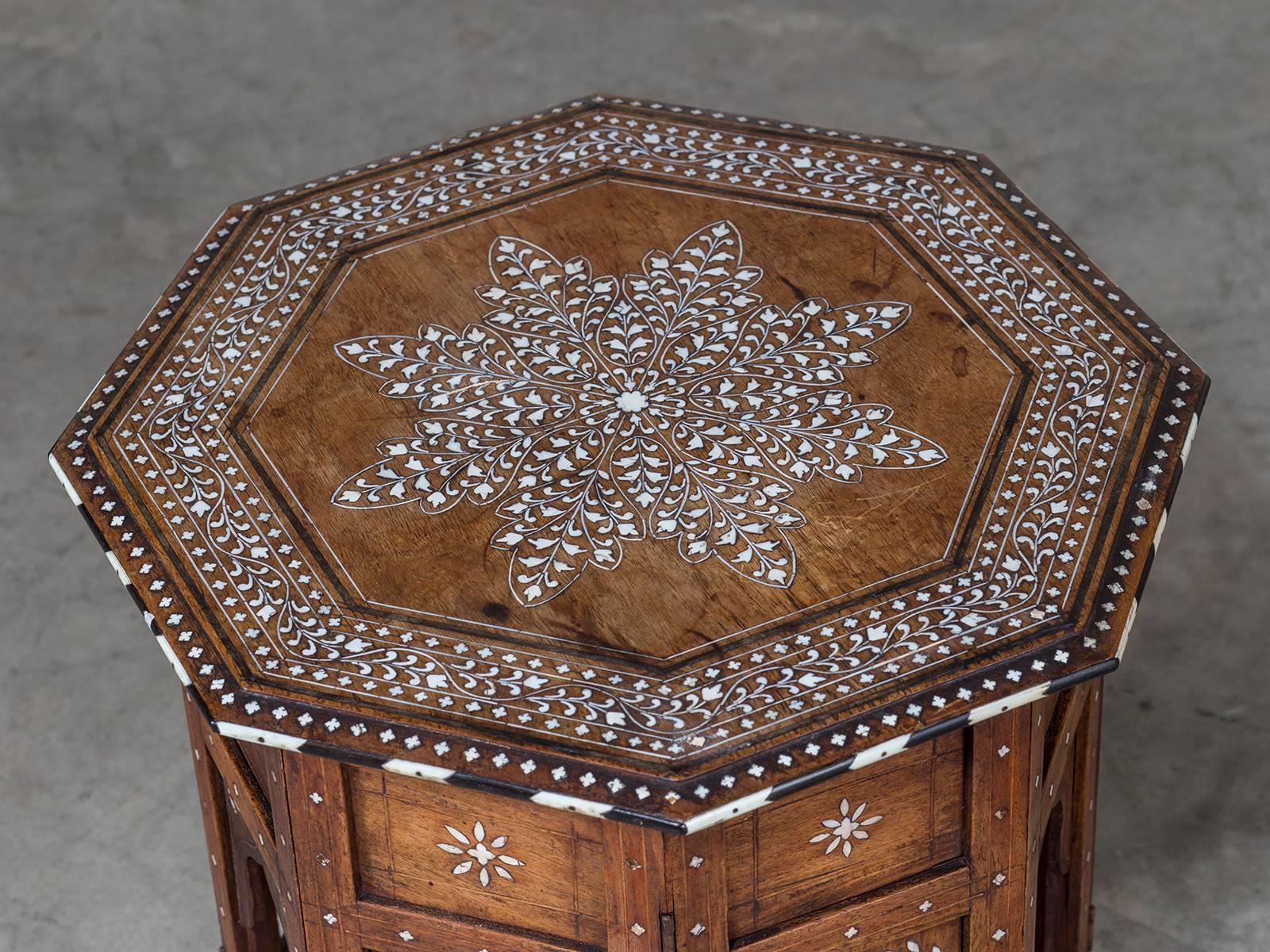 Receive our new selections direct from 1stdibs by email each week. Please click on “Follow Dealer” button below and see them first!

Although Turkish in inspiration, octagonal tables of this form were made in several parts of late 19th century